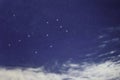 Pavo star constellation, Night sky, Cluster of stars, Deep space,ÃÂ Peacock constellation Royalty Free Stock Photo